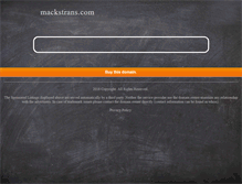 Tablet Screenshot of classics.mackstrans.com
